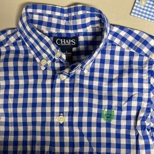 Blue Gingham Long Sleeve